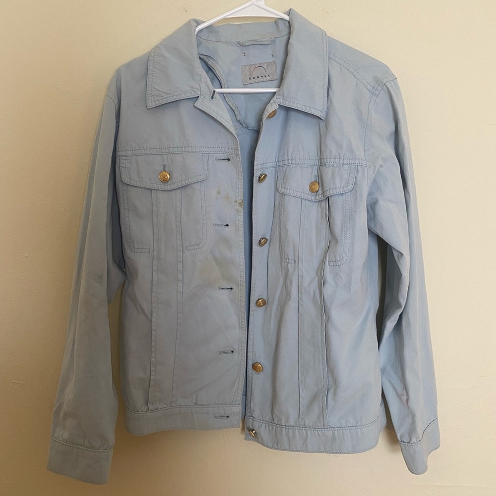 bogner light blue spring jacket